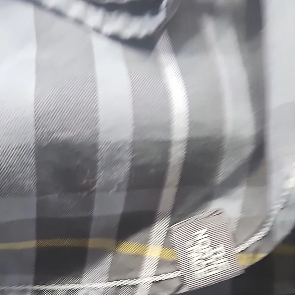 Size 2XL XXL Men's Grey Plaid Long Sleeve Button-Down Shirt by The North Face